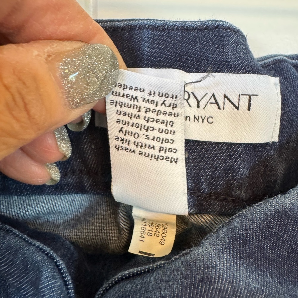 π 6/$60 Lane Bryant Size 14 Jeggings Skinny Back Pocket Medium Wash Heavy Weight - Picture 6 of 8